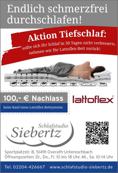 Lattoflex bei Schlafstudio-Siebertz in Overath